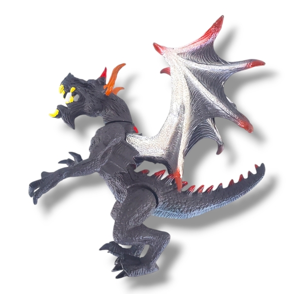 Dragon Action Figure Fantasy Mythical Medieval Knight Winged Articulation - Picture 2 of 6